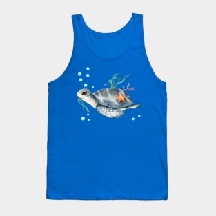 sea ​​turtle Tank Top